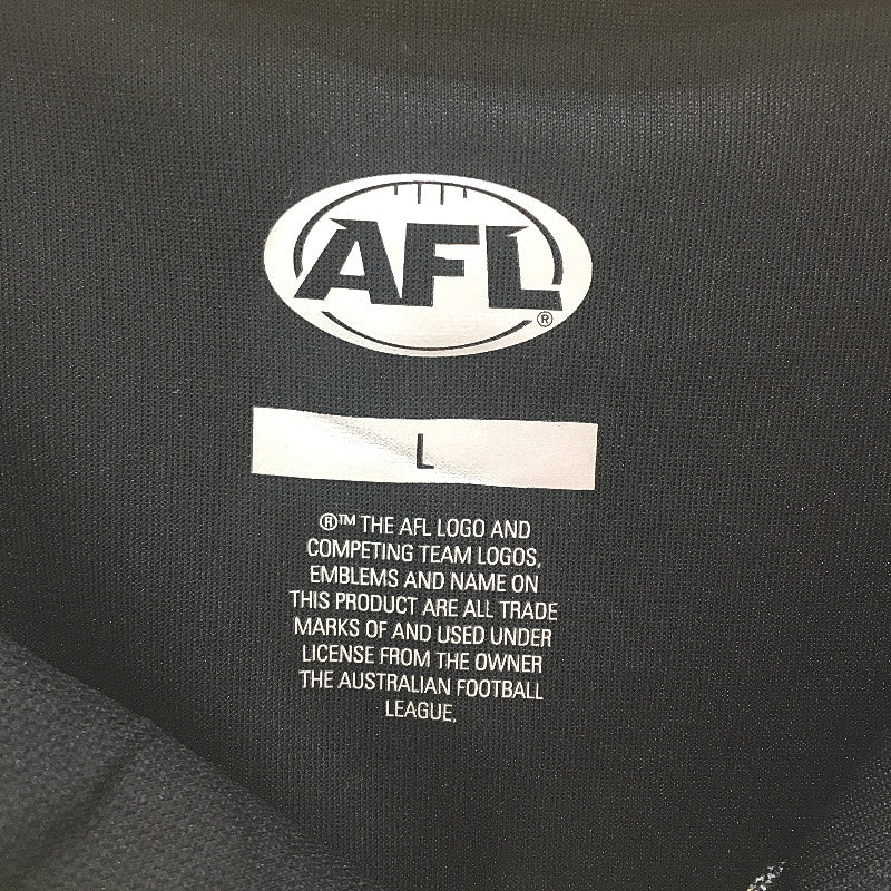 AFL Richmond Tigers Football Club Black & Yellow Polo T-Shirt Mens Size Large - Image 3