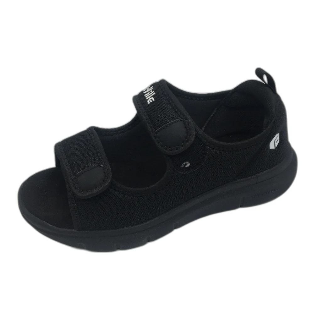 FitVille Black Easy Top Recovery Sandal V3 Womens WIDE Size US 10W EU 41 NEW