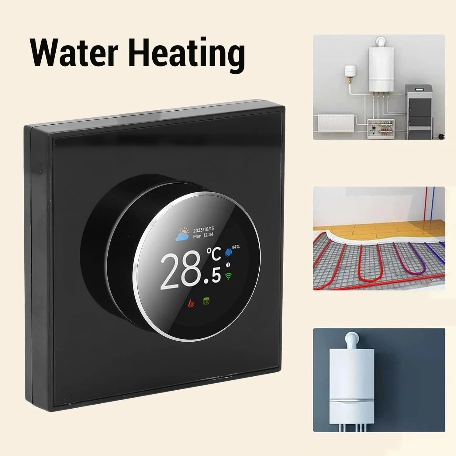 Smart Wi-Fi Two Way Knob Thermostat with Voice Control and TFT Screen NEW - Image 5