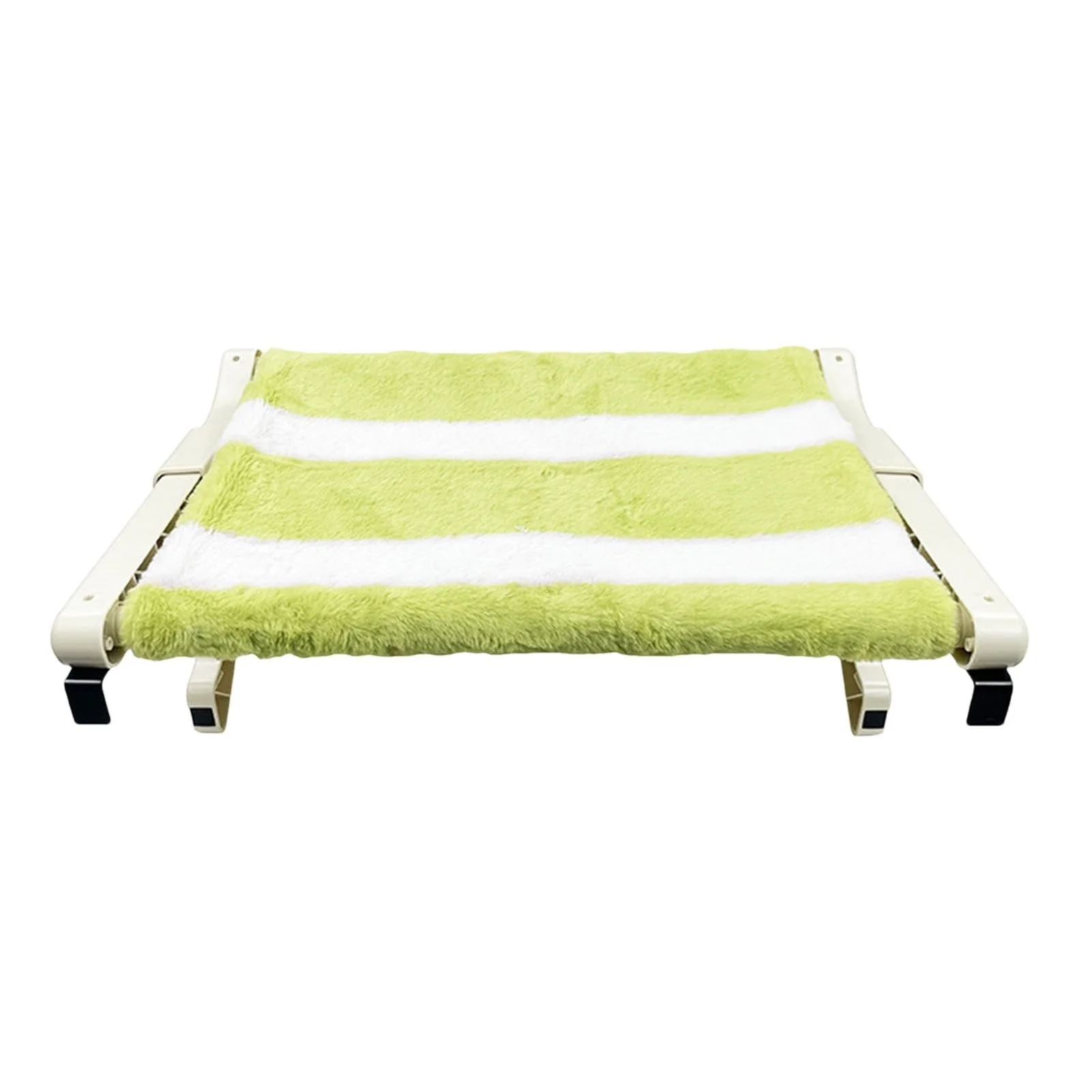 Green & White Space Saving Cat Bed Window Hammock NEW