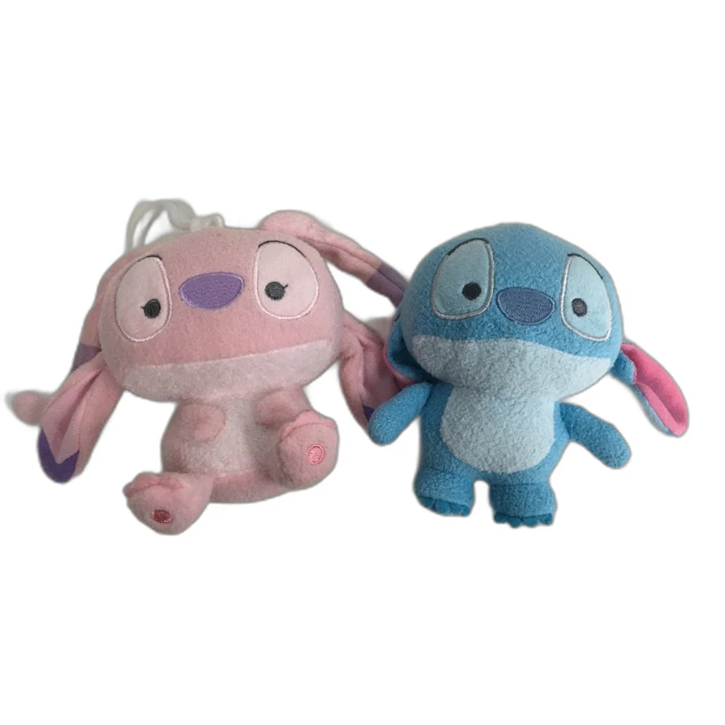 Disney Lilo & Stitch Pink Angel Hand Puppet & 2 x Mini Stitch Soft Toys NEW - Image 2