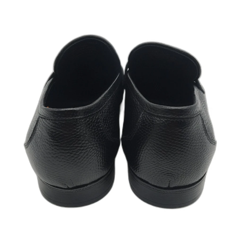 ChrisLOOK Black Leather Penny Loafers Slip On Dress Shoes Mens Size US 10.5 NEW - Image 3