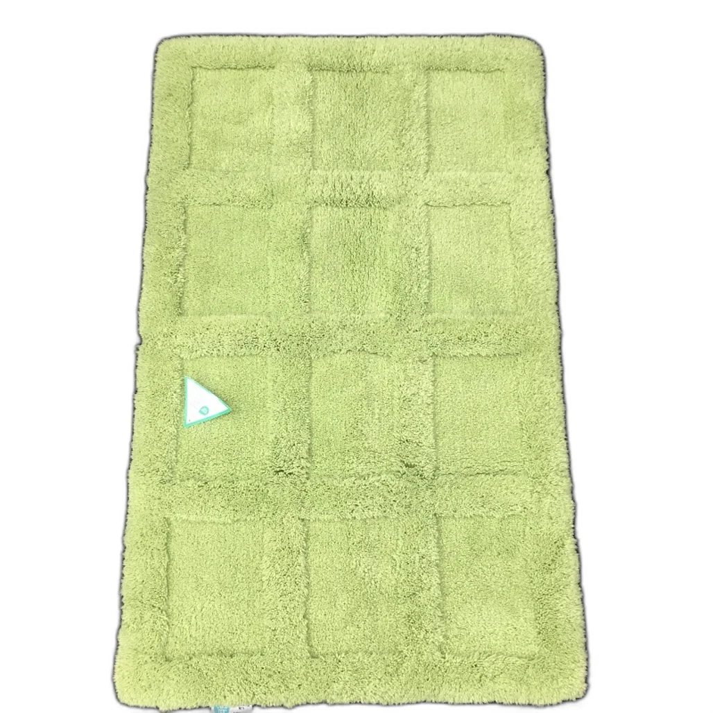 BULK LOT Cotton Green & Grey Themed 9Pce Bathroom Mat Bath & Hand Towel Pack NEW - Image 3