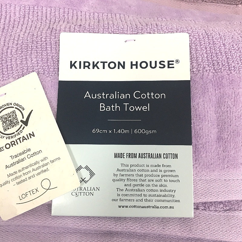 BULK LOT Cotton Pink & Lilac Mixed 7Pce Bath Sheet, Hand & Bath Towel Pack NEW - Image 3