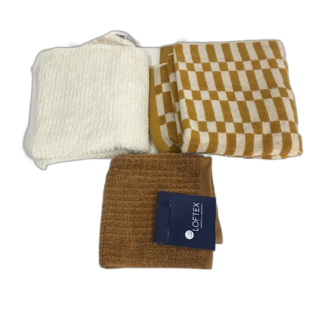 BULK LOT Cotton Terracotta Earth Tones 7Pce Bath Mat Hand & Bath Towel Pack NEW - Image 4