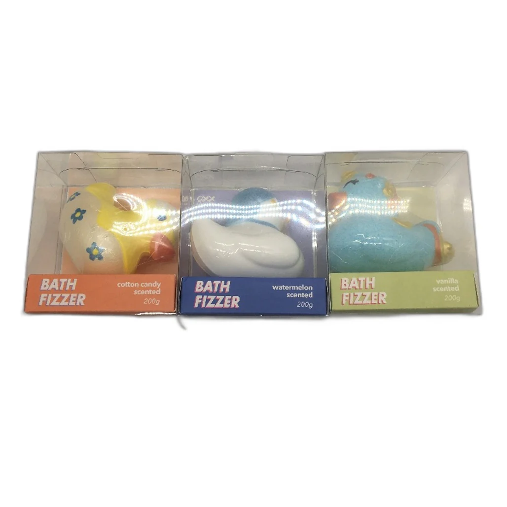 OXX 10 Piece Rubby Ducky Themed Bath Bombs Fizzers Beauty Product Pack NEW - Image 2