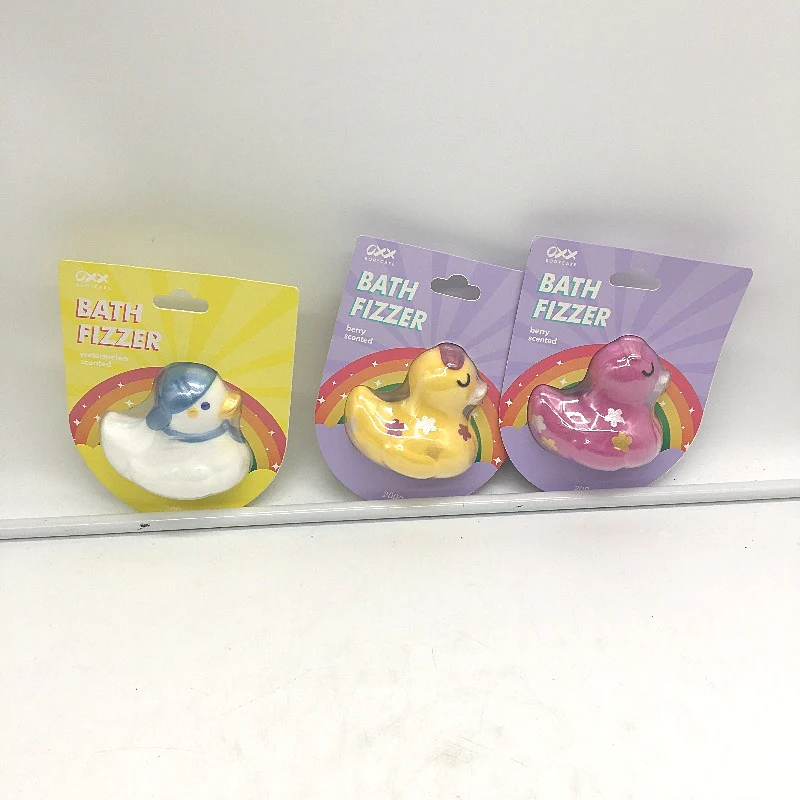 OXX 10 Piece Rubby Ducky Themed Bath Bombs Fizzers Beauty Product Pack NEW - Image 5