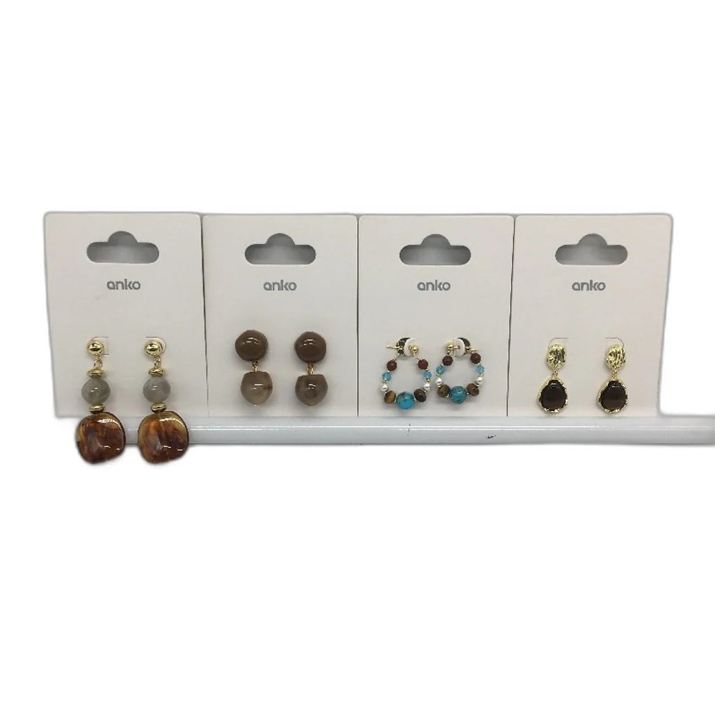 BULK LOT 14 Pce Earth Toned & Gold Plate Assorted Costume Fashion Jewellery NEW - Image 5