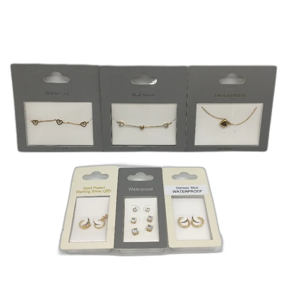 Sterling Silver 925 5 Packet Earring Bracelet & Necklace Combination NEW