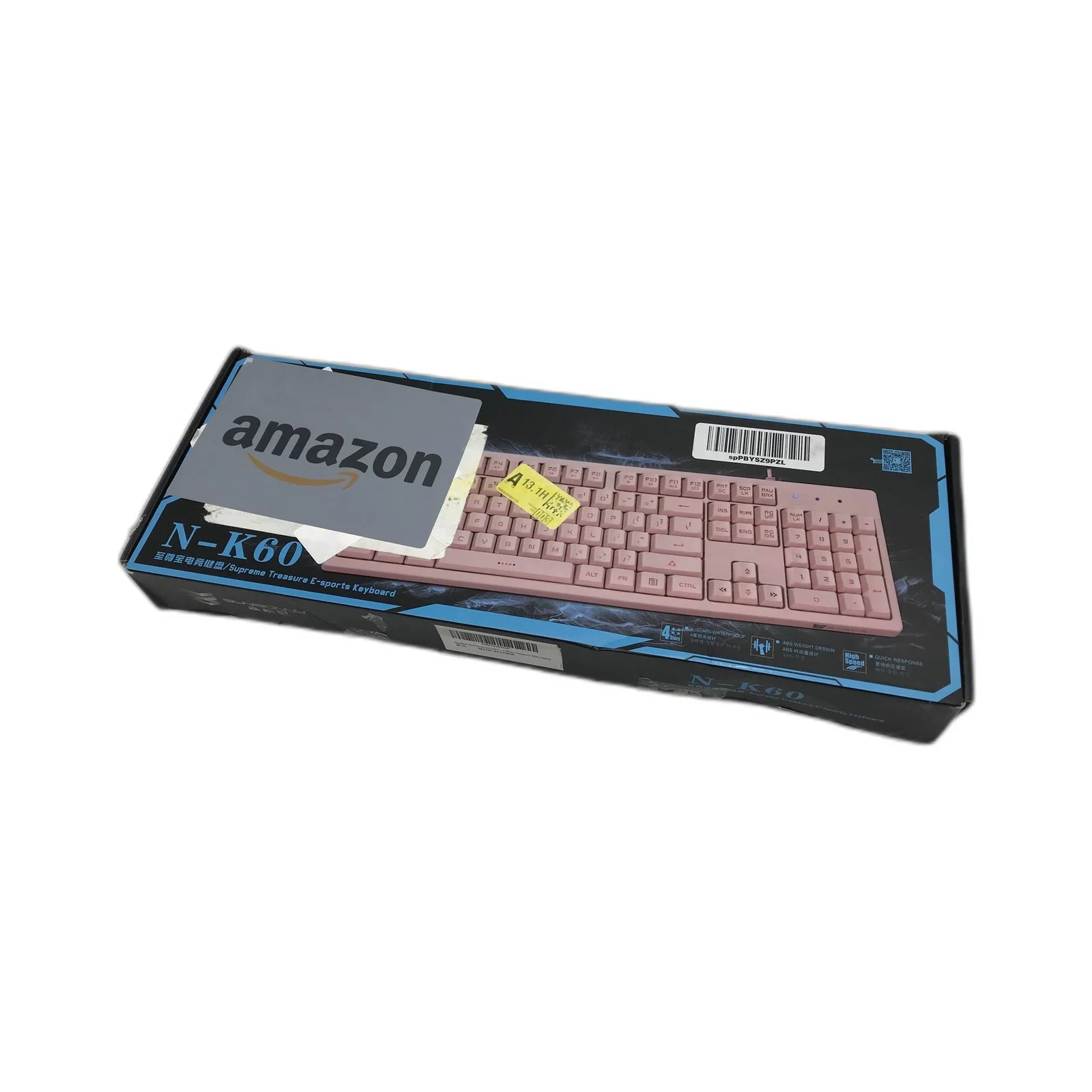 SUNSONNY 104-Key Quiet Silent LED Backlit Gaming Keyboard Pink Full Sized DEMO - Image 8