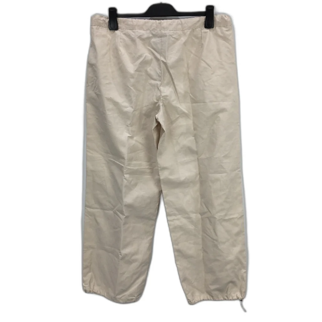 Alice in The Eve Nikita Clean Cream White Parachute Pants Ladies Size Large NEW - Image 2