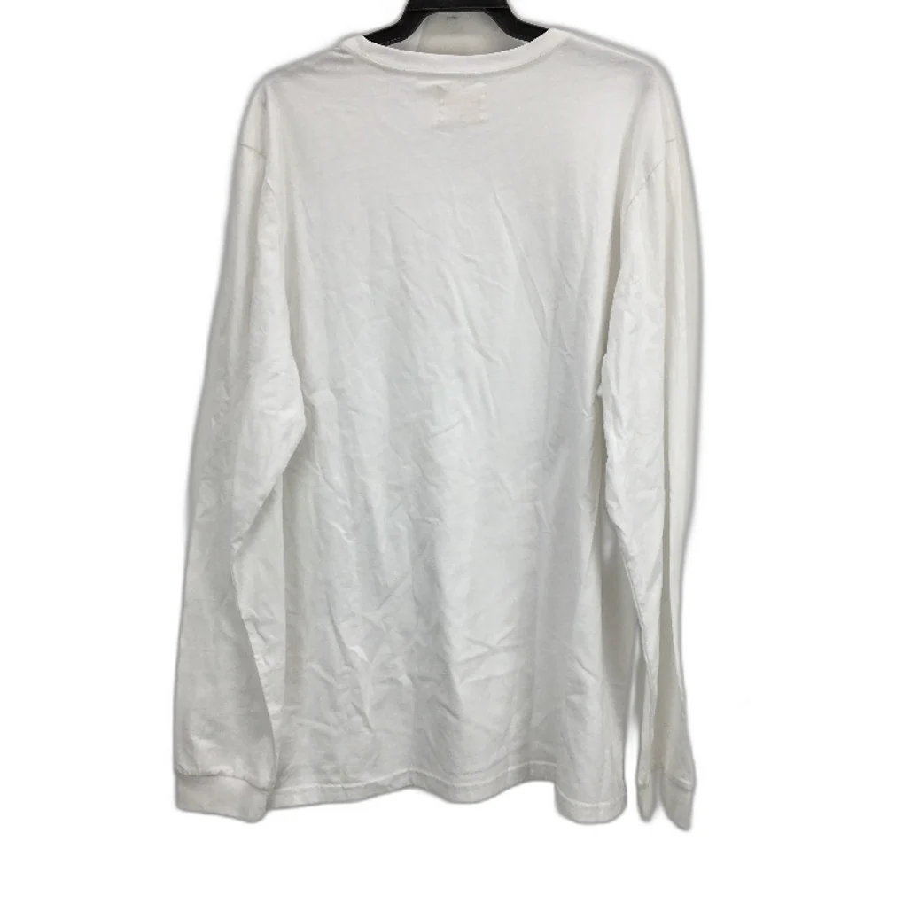 General Pants Co Cotton Original Long Sleeve White T-Shirt Men Size XXL NEW - Image 2