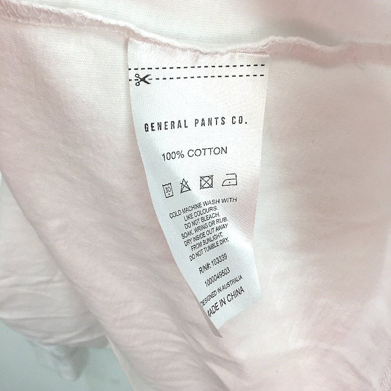 General Pants Co Cotton Original Long Sleeve White T-Shirt Men Size XXL NEW - Image 4