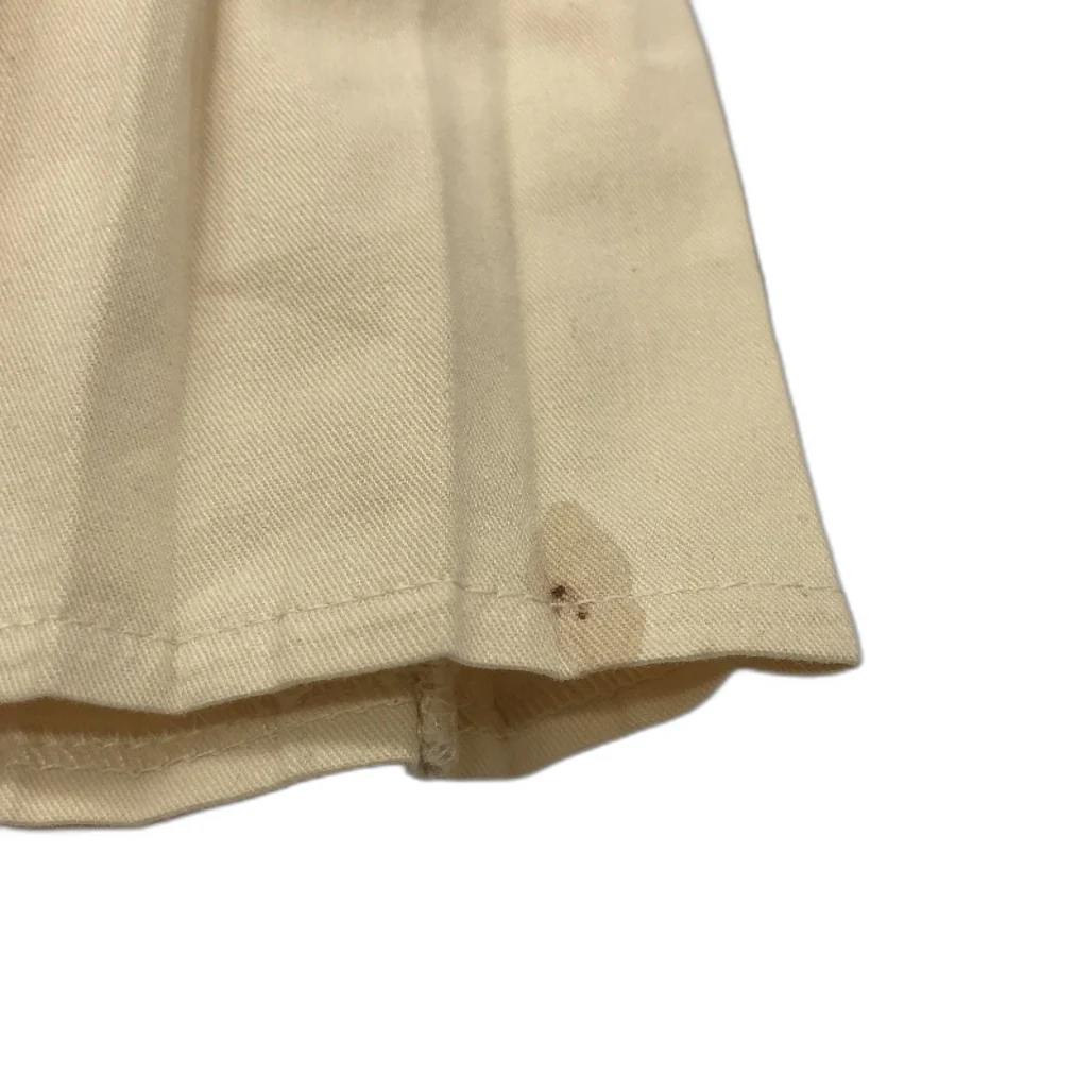 Lioness 'Honey Corset' Cotton Cream Hook Eye Bust Mini Dress Women Size L - Image 7