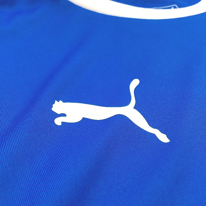 Puma Male Blue & White Liga Jersey Sports Athletics Training Top Size Small NEW - Image 3