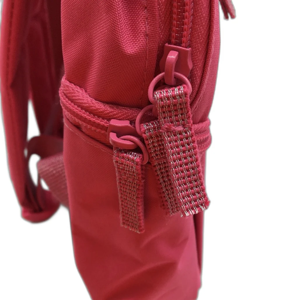 Identity Direct Pink Backpack Silver Detailing 1 Front Pocket & Side Compartment NEW - Image 4