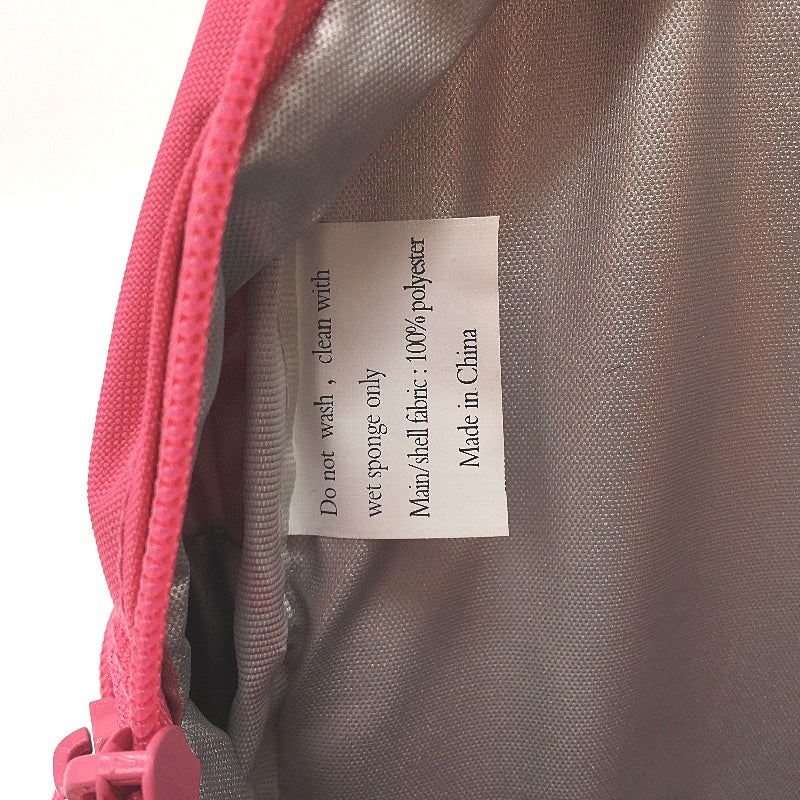 Identity Direct Pink Backpack Silver Detailing 1 Front Pocket & Side Compartment NEW - Image 5