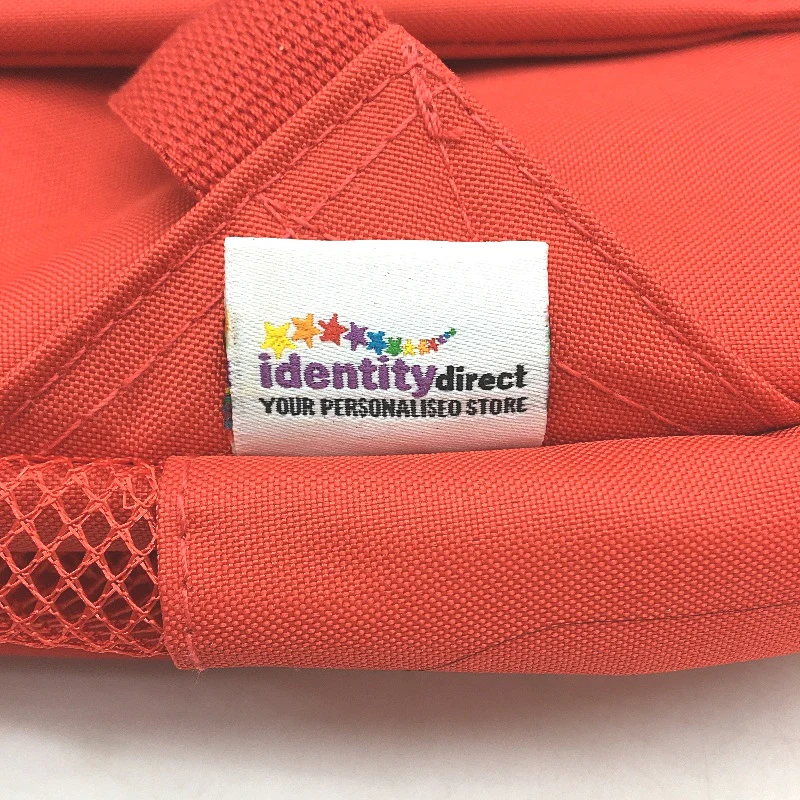 Kids Red Backpack With 1 Front Pocket & Side Compartment NEW - Image 4