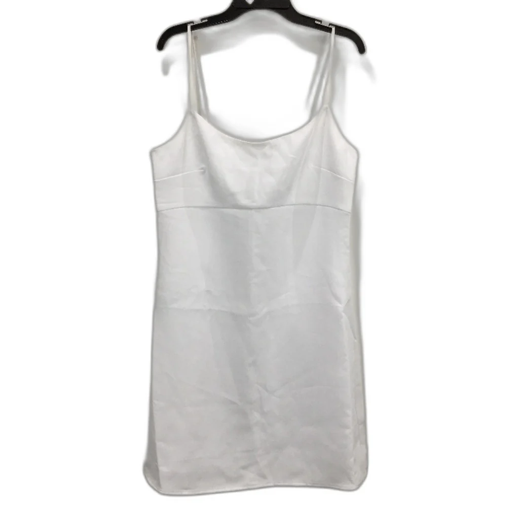 Dotti Tashi A-Line Fitted Bodice White Mini Dress Ladies Size AU 12 NEW