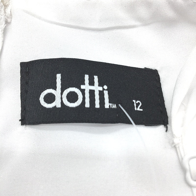 Dotti Tashi A-Line Fitted Bodice White Mini Dress Ladies Size AU 12 NEW - Image 3