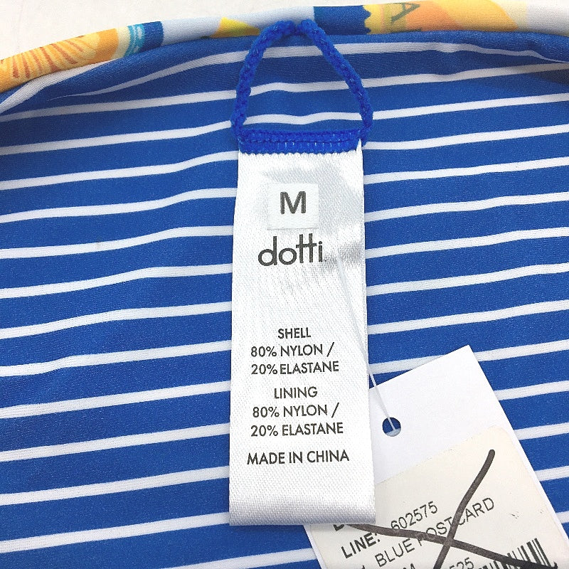 Dotti Azure Blue Santorini Postcard Swim Bikini Bottom Ladies Size Medium NEW - Image 3