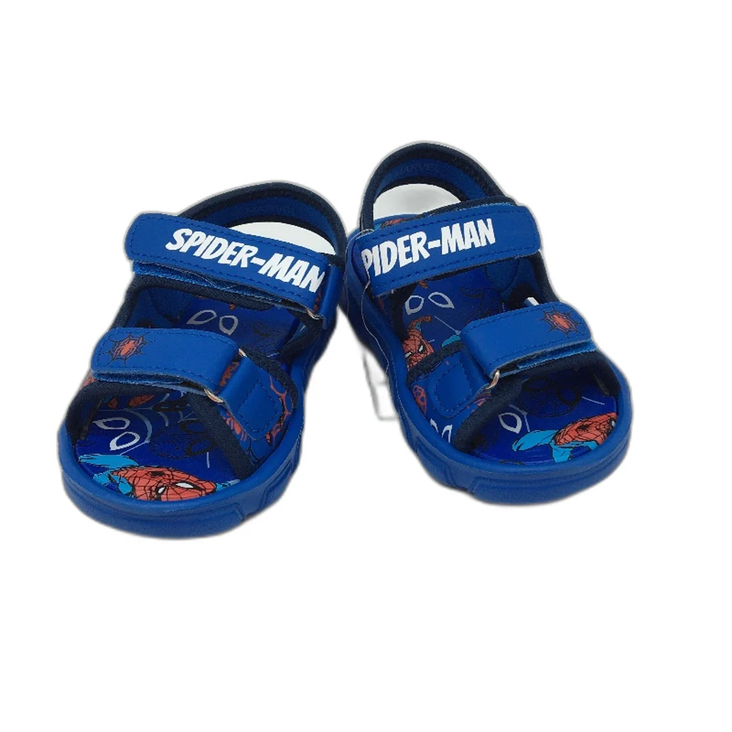 Marvel Spiderman Soft Squishy Toy & Kids Re & Blue Sandals Size 8 NEW - Image 3
