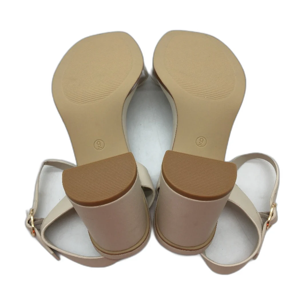 Tokito Gloria Cream Strapped Buckled Heeled Sandal Ladies Size 9 SAMPLE NEW - Image 6