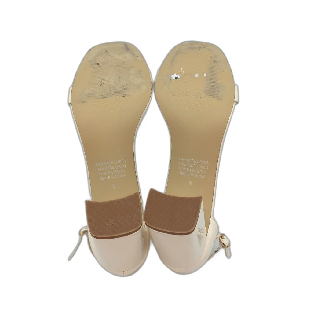 Tokito Amanda Cream Patent Ankle Strap Heeled Sandal Ladies Size 9 SAMPLE NEW - Image 6