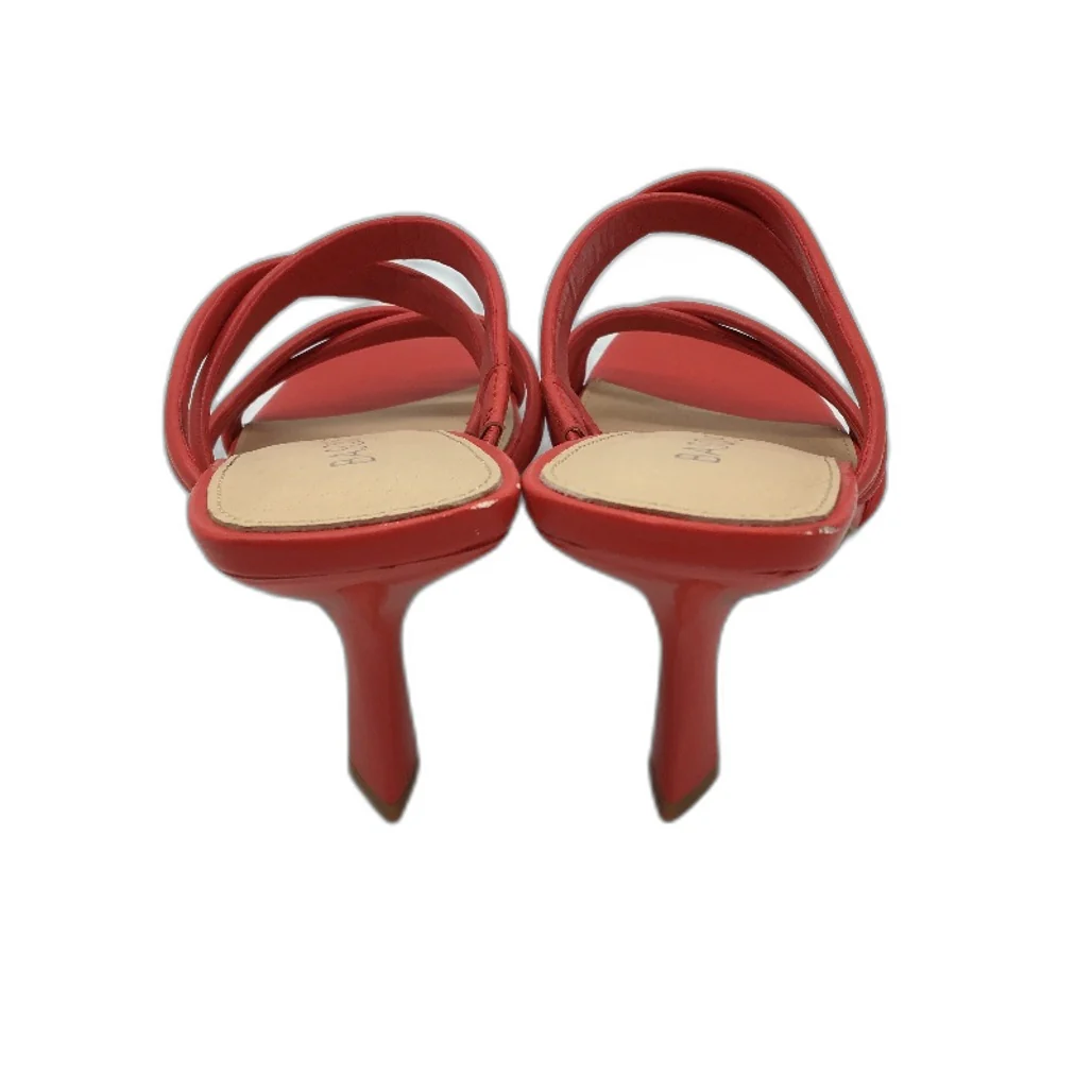 Basque Tasha Melon Strappy Slip On Mule Heel Shoes Ladies Size 9 SAMPLE NEW - Image 5