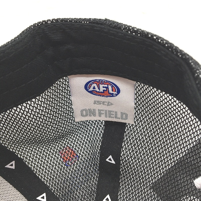 AFL Trucker Style Collingwood Magpies Supporters Black White Unisex Cap NEW - Image 4