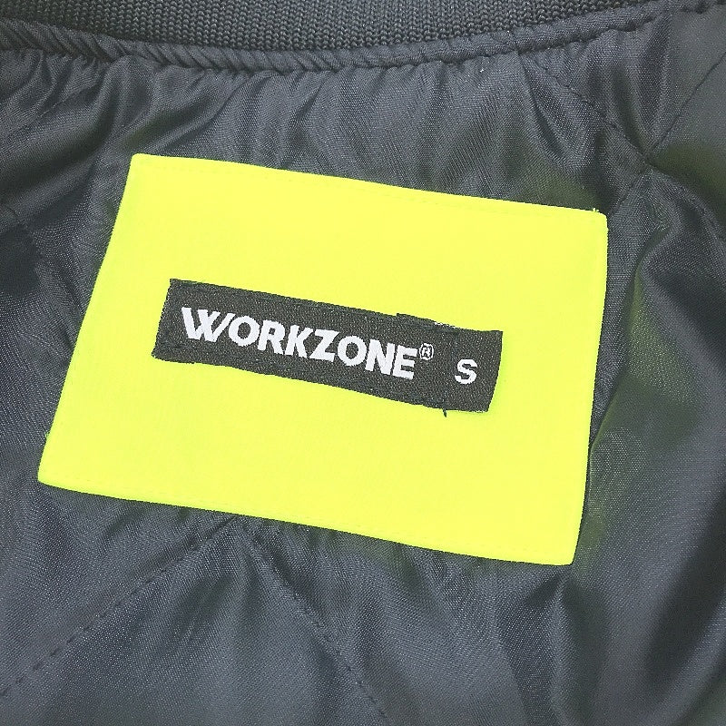 Workzone UPF-50 Yellow HI-VIS Zip Up Class D Jacket Mens Size S NEW - Image 3