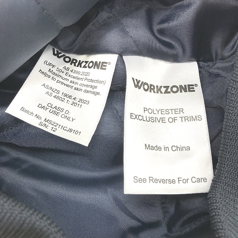 Workzone UPF-50 Yellow HI-VIS Zip Up Class D Jacket Mens Size S NEW - Image 4