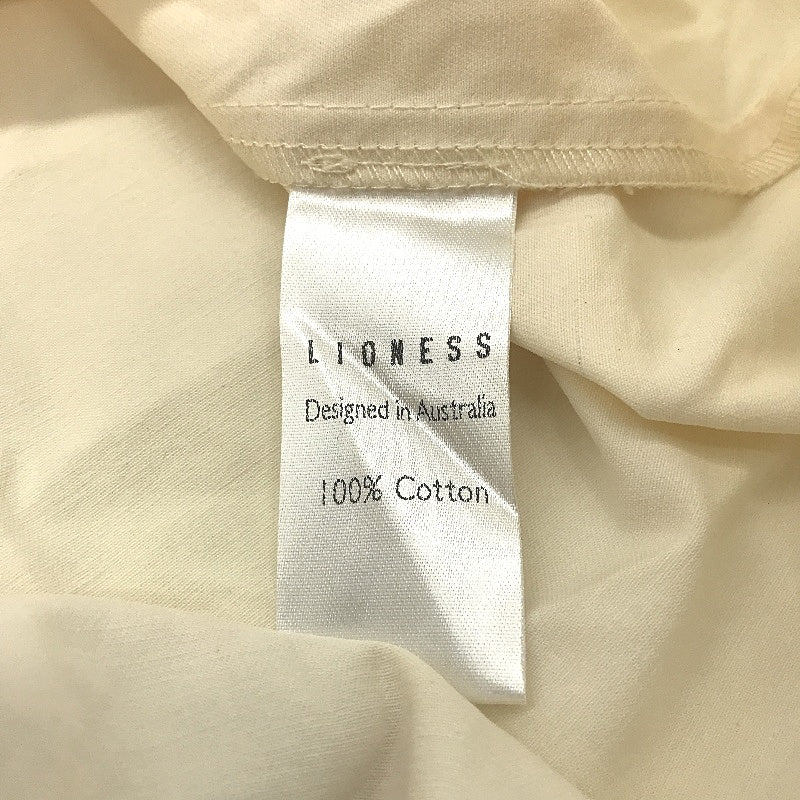 Lioness 'Fortune' Ivory Cotton Mini Zip Up Elastic Strap Dress Women Size XS NEW - Image 4