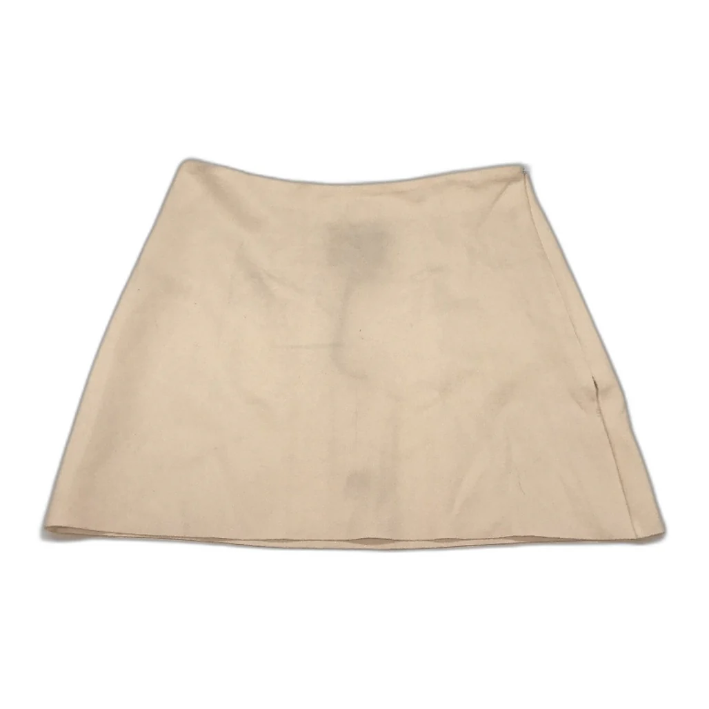 Alice In The Eve 'Tasha Clean' White Zipper Mini Skirt Women Size XS NEW