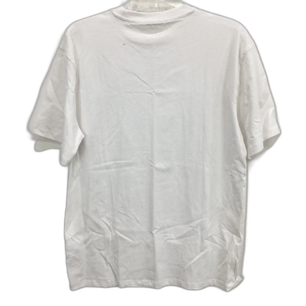 General Pants Cotton White Oversized Basic Crew Neck Tee Mens XXS NEW - Image 2