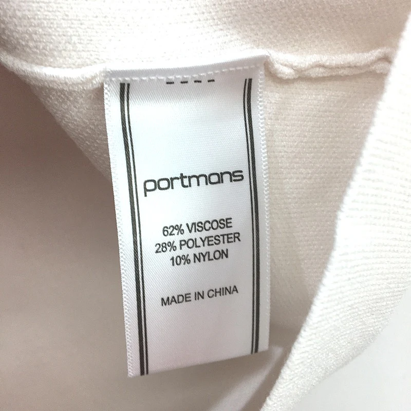 Portmans  White Dolly Milano Abstract Button Vest Top Ladies Size Small NEW - Image 7