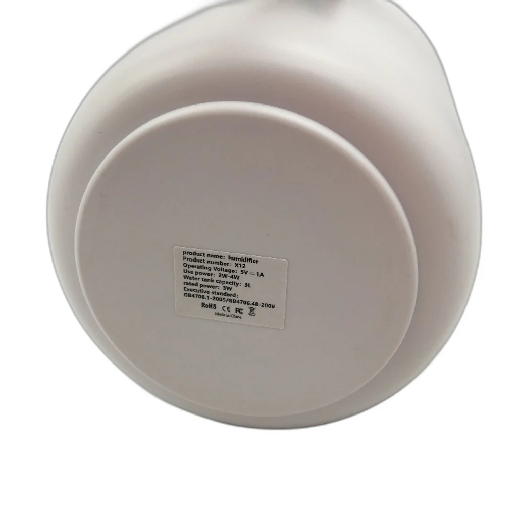 3L Large Capacity Air Humidifier Real Time Monitoring Spray Humidity White DEMO - Image 3