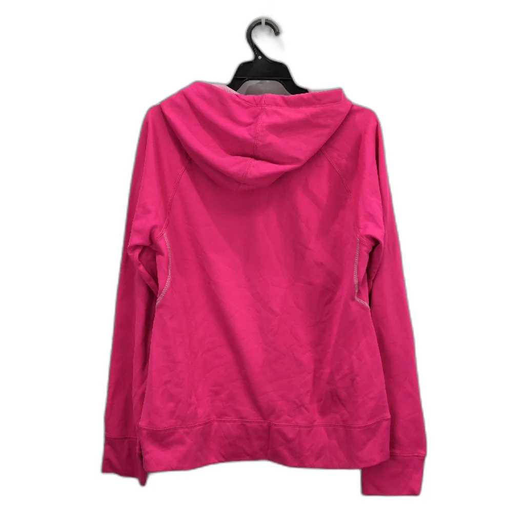 Champion Bright Pink Hooded Sports Jumper Mesh Inner-Hood Ladies Size Small - Image 2