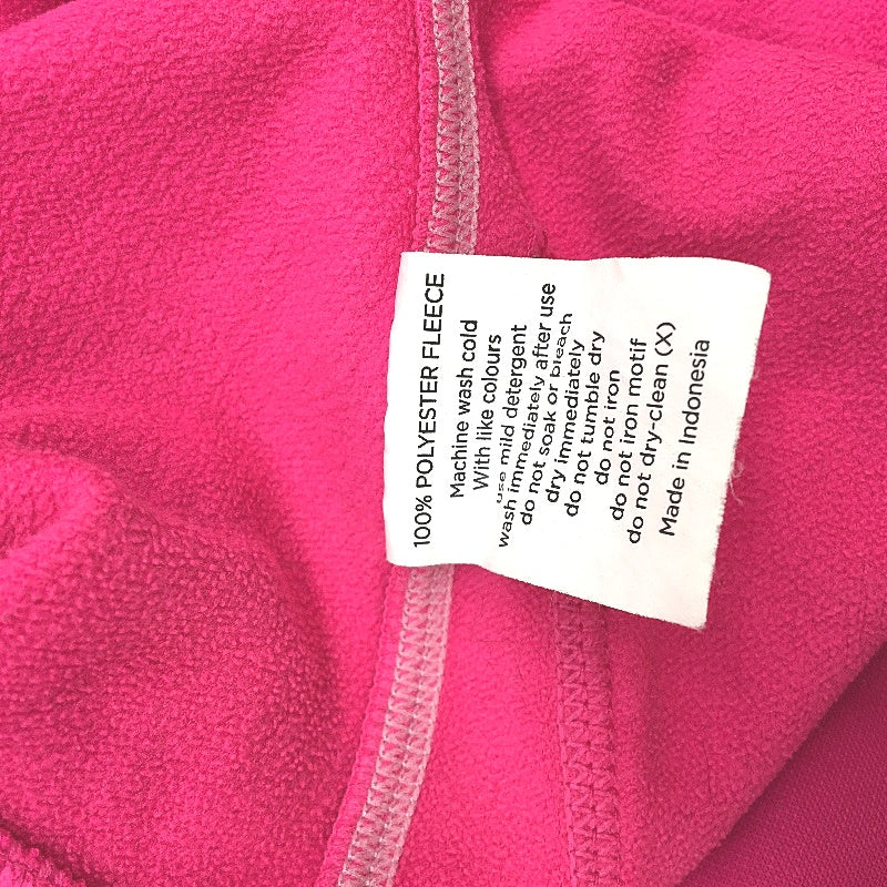 Champion Bright Pink Hooded Sports Jumper Mesh Inner-Hood Ladies Size Small - Image 4