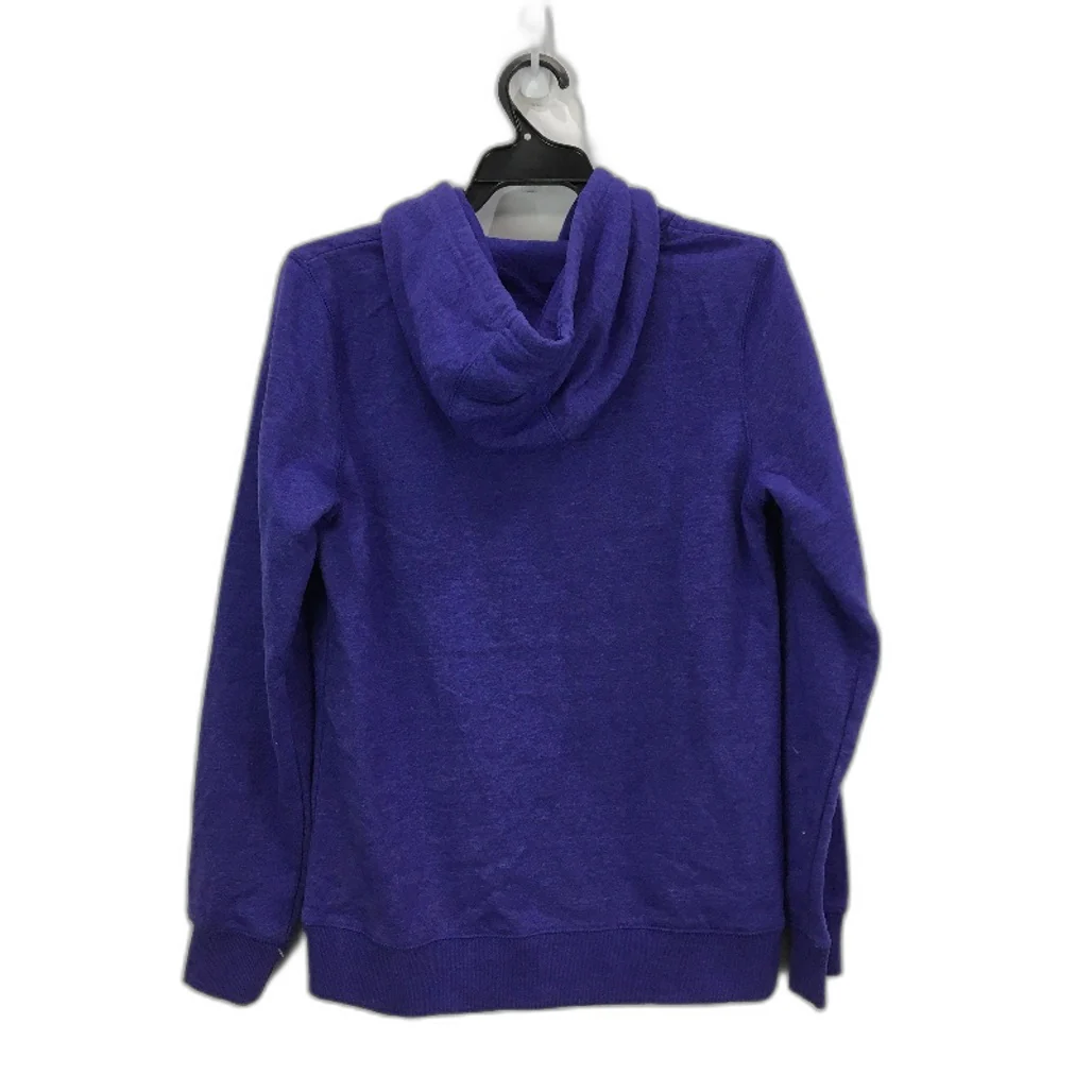Champion Purple & Orange Logo Hooded Casual Sports Jumper Ladies Size Small - Image 2