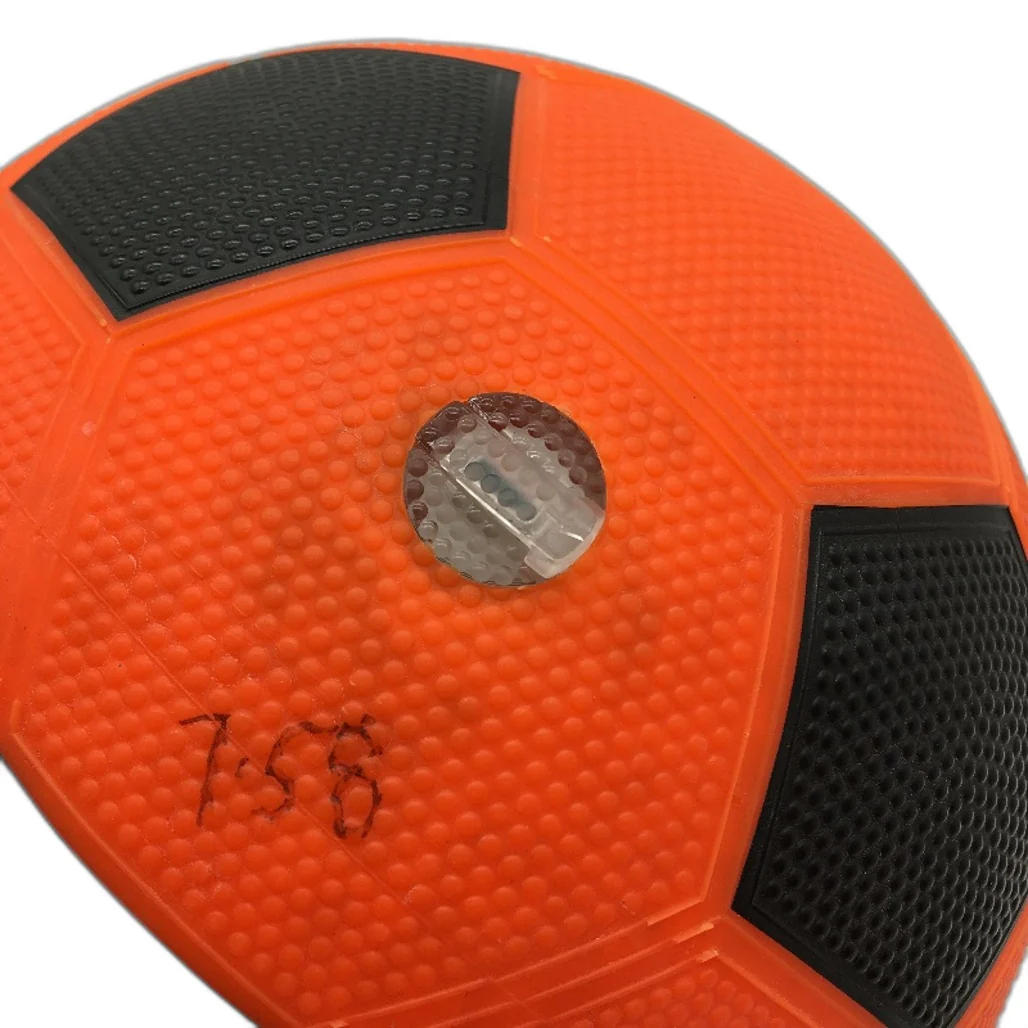 MPMVP Light Up Glow In The Dark Orange Soccer Ball Size 5 USB-C Rechargeable - Image 4
