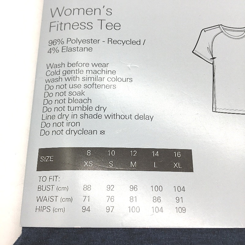 Crane Performance Tan & Navy 2Pack Fitness Cotton Tees Ladies Size XS NEW - Image 4