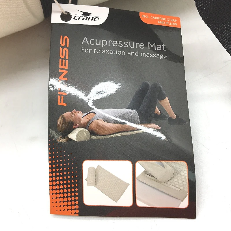 Crane Performance Cream Acupressure Mat incl Carrying Strap and Pillow NEW - Image 3