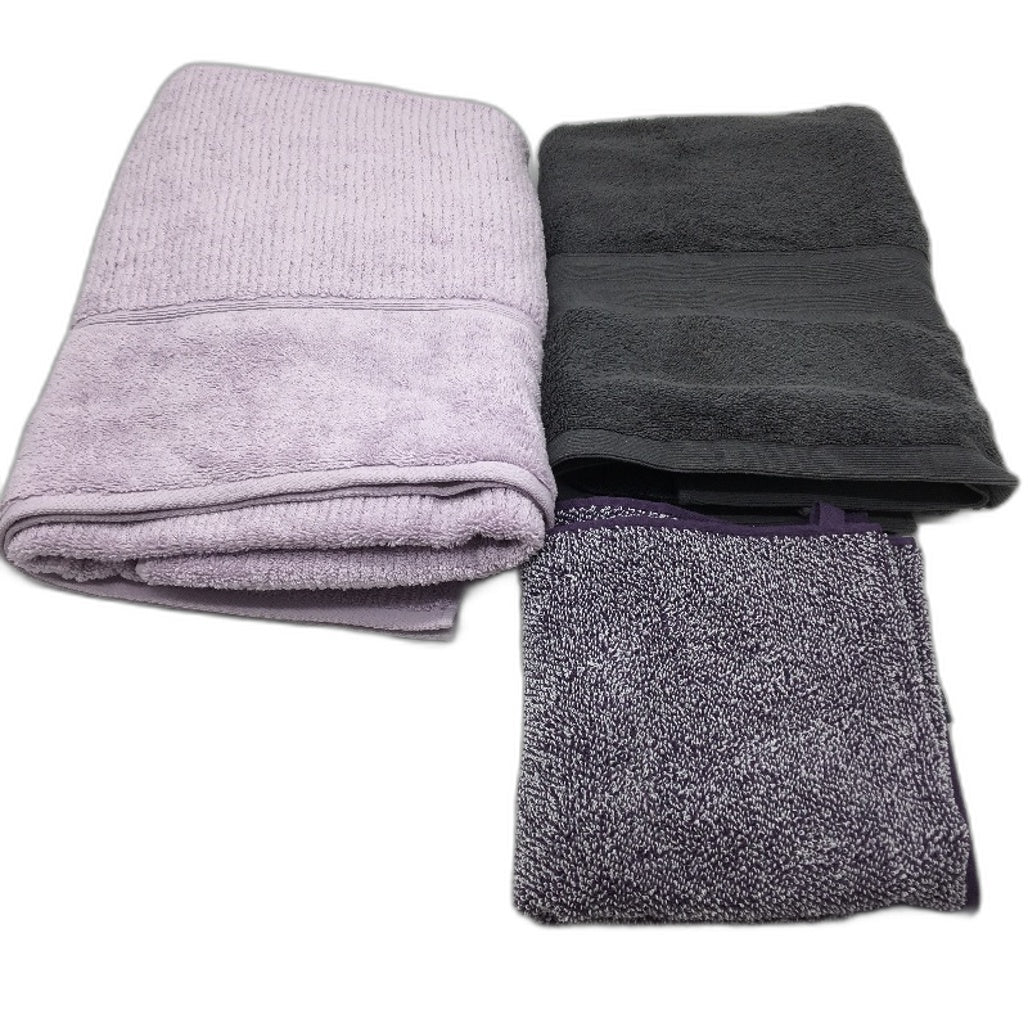 Kirkton House & Target 3pc Assorted Purple Grey Bath Sheet and Towels NEW - Image 3
