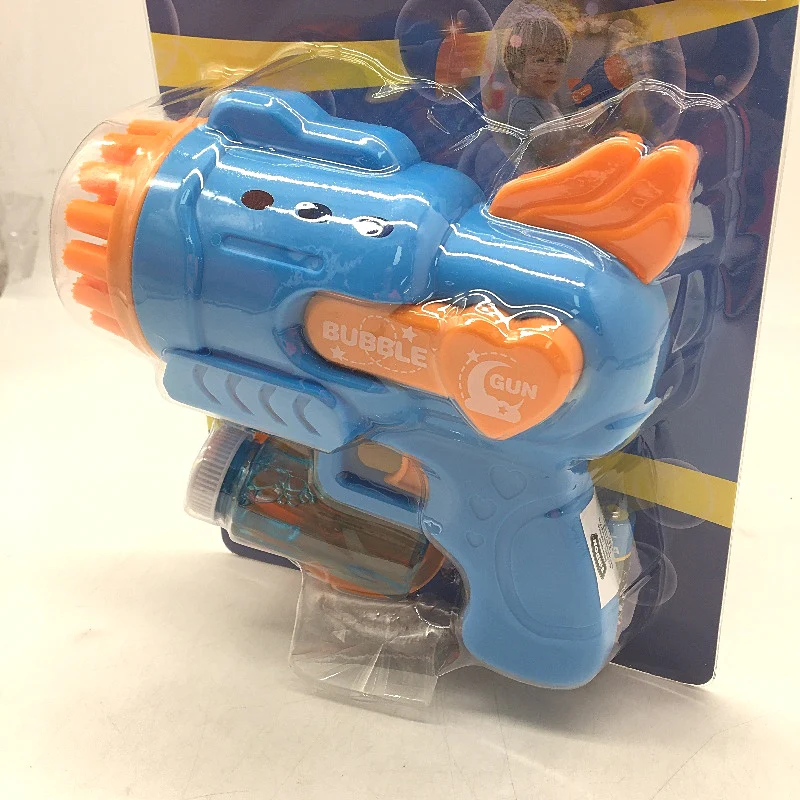 Findon Bubble Blaster Blue & Orange Bubble Blowing Gun Toy Battery Operated NEW - Image 4