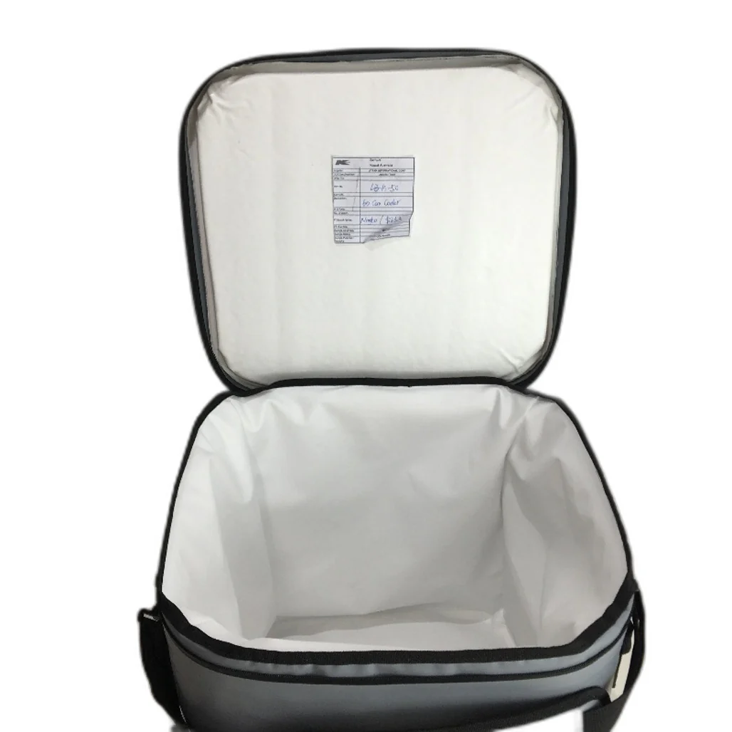 2 Pce Insulated Can Coolers Carry Bags With Straps Large With Side Pouch & Small - Image 6