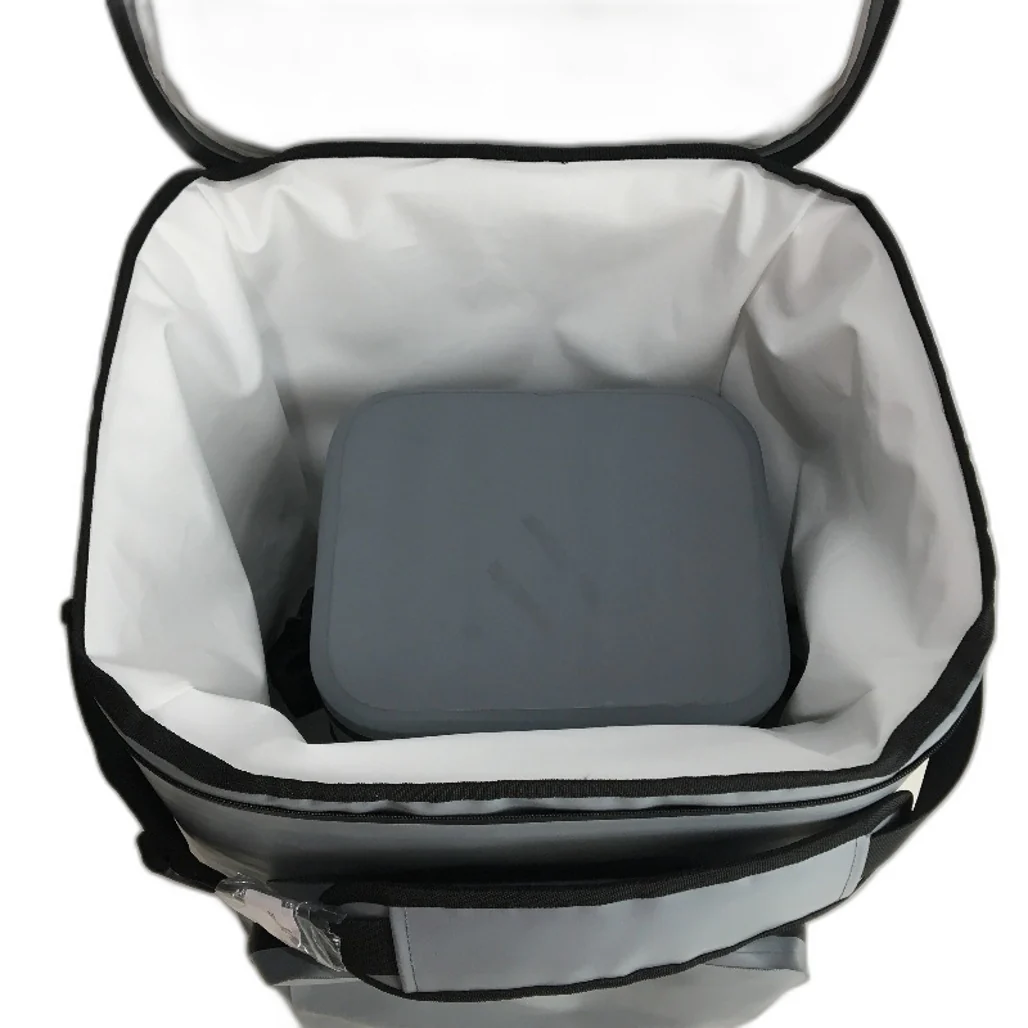 2 Pce Insulated Can Coolers Carry Bags With Straps Large With Side Pouch & Small - Image 8