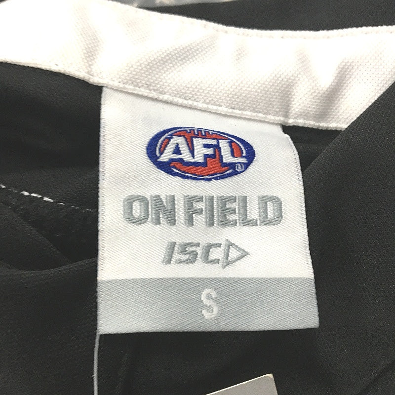 AFL Collingwood Magpies Performance Polo Shirt Mesh Mens Size Small NEW - Image 3