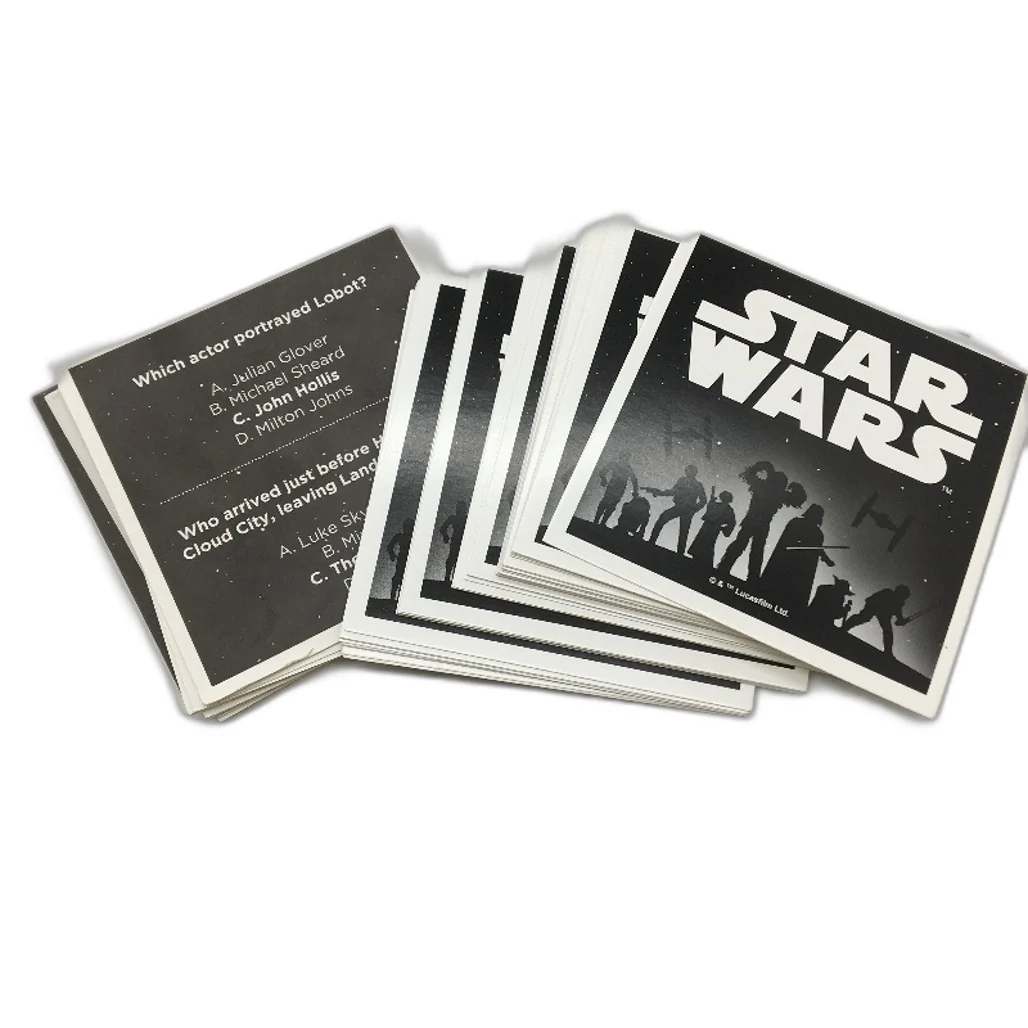 Disney Star Wars Board Game Classic Trivia Game Cards Gift Box - Image 4