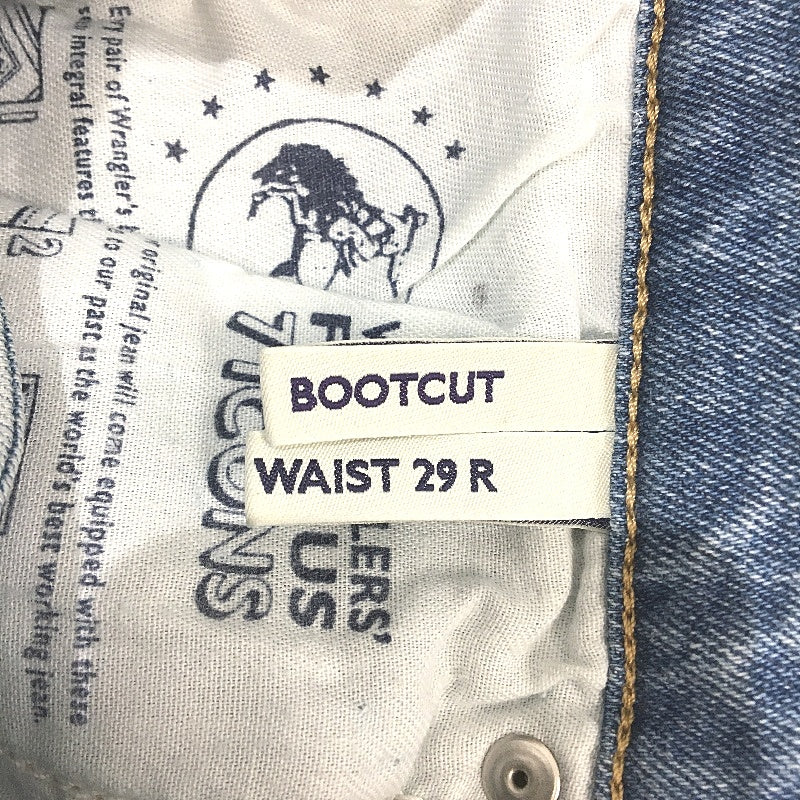 Wrangler Classics Moonshine Blue Regular Bootcut Denim Jeans Mens Size 29 R - Image 4